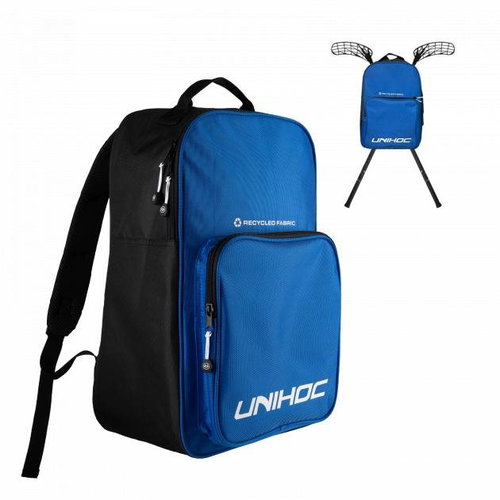 Backpack UNIHOC CLASSIC (with stick holder) blue - Sports Backpack - Main image