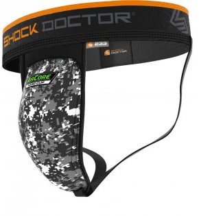 Shock Doctor Jockstrap with Hard Cup Liner 233, Black XL - Jockstrap - Main image