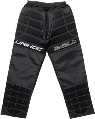 Unihoc Goalie pants Shield black/white 130cl - Floorball Goalie Pants - Main image