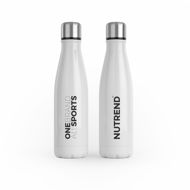 Nutrend stainless steel 750 ml White - Sport Water Bottle