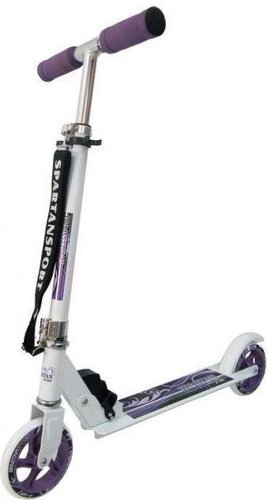 Scooter ALU SPARTAN XC145 lilac white - Folding Scooter - Main image