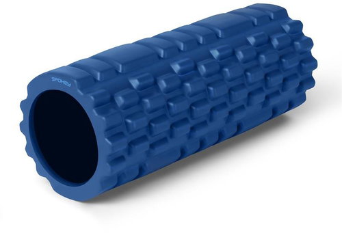 Spokey Mixroll fitness massage roller, 33cm, navy - Foam Roller - Main image