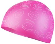 Spokey Emoji Junior, ružová - Plavecká čiapka