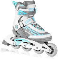 Spokey PRIME PRO white-turquoise - Roller Skates