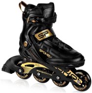 Spokey PRIME PRO black-gold, size 39/245 mm - Roller Skates