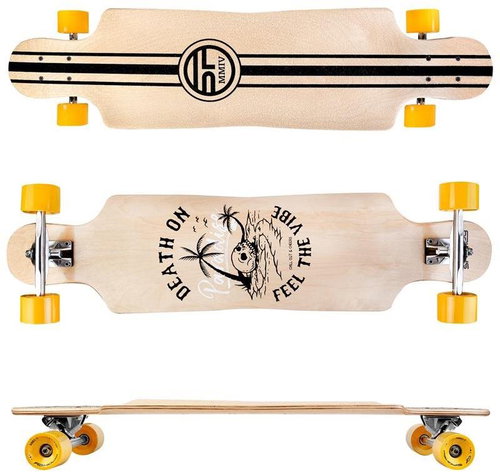 Spokey LONGBAY 94 x 23.5cm, ABEC7 - Longboard - Main image