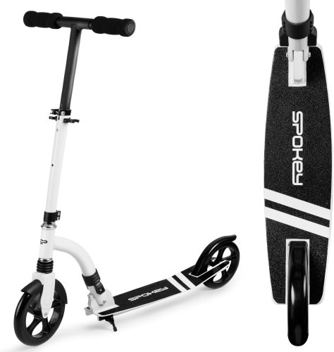 Spokey AGENT, 230/180 mm, white - Scooter - Main image