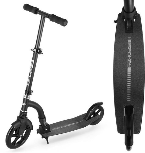 Spokey AGENT, 230/180 mm, black - Scooter - Main image