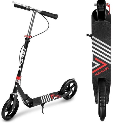 Spokey AYAS PLUS, 200 mm, black - Scooter - Main image