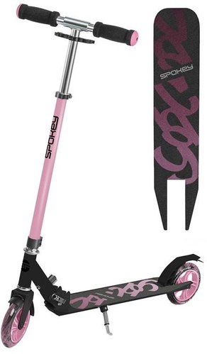 Spokey VACAY PRO, 145 mm, pink - Folding Scooter - Main image