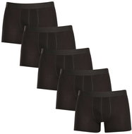 NEDETO 5PACK men's oversized boxer shorts black (5NBX001) - Boxer Briefs