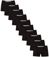 NEDETO 10PACK men's boxer shorts black (10NDTB001-brand) 5XL - Boxer Briefs