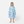 Palms Quick-drying baby towel with hood and fastening, 70 × 175 cm, blue