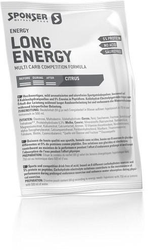 Sponsor Long Energy, 60g, Citrus - Sports Drink - Main image