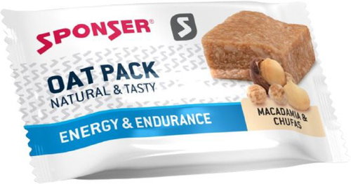 Sponsor OAT Pack, 60g, Macadamia and Chufas - Energy Bar - Main image