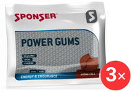 Sponser Power Gums, 3 x 75g, Cola - Energetický gel