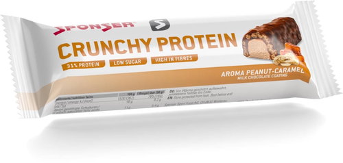 Sponser Crunchy Protein, 50g, Peanut-Caramel - Protein Bar - Main image