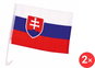 Flag SPORTTEAM® Flag for car 2 pcs - Vlajka