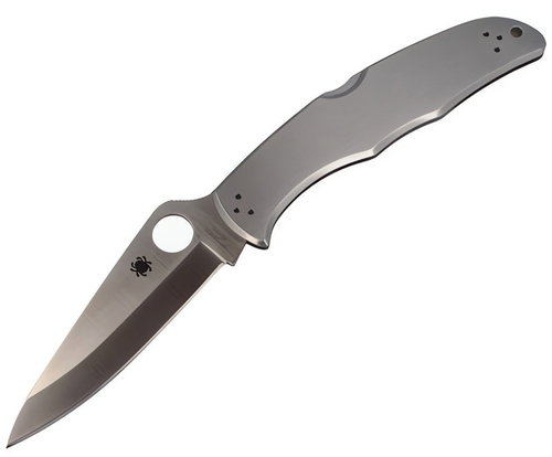 Spyderco Endura 4 Stainless Steel Plain - Pocket Knife - Main image