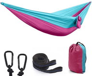 Surtep Hammock Camping Relax 210T, 260 × 140 cm, colour Blue/Pink - Hammock