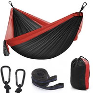 Surtep Camping Hammock Relax 210T, 260 × 140 cm, colour Red/Black - Hammock