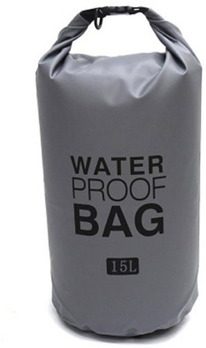 Surtep Ocean waterproof shoulder bag 15 l, grey - Waterproof Bag - Main image