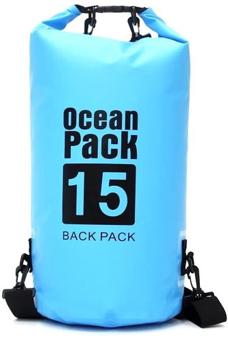 Surtep Ocean waterproof shoulder bag 15 l, blue - Waterproof Bag - Main image