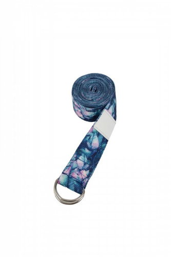 Sharp Shape Yoga Strap, Leaves - Yoga Strap - Main image