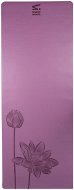 Sharp Shape PU Yoga Mat Flower Dark Purple - Jógamatrac