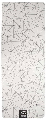 Sharp Shape PU Yoga mat Spacetime white - Yoga Mat - Main image