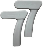 Sharp Shape Silicone dumbbells "7" 2×1kg Moonstone beige - Dumbell Set