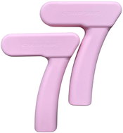 Sharp Shape Silicone dumbbells "7" 2 × 1kg pink - Dumbell Set