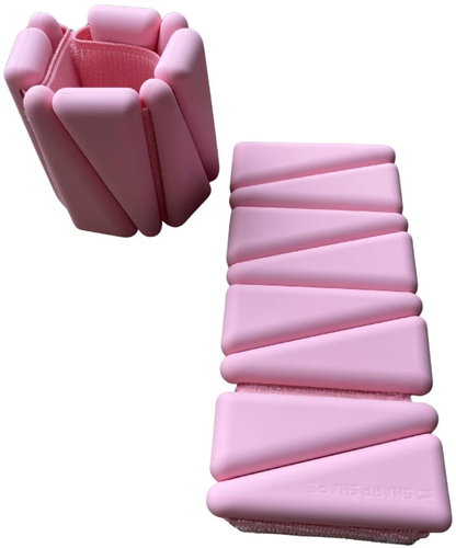 Sharp Shape Silicone weights 2 × 1kg pink - Weight - Main image