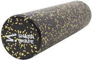 Masážny valec Sharp Shape Foam roller 60 cm, žlto-čierny - Masážní válec