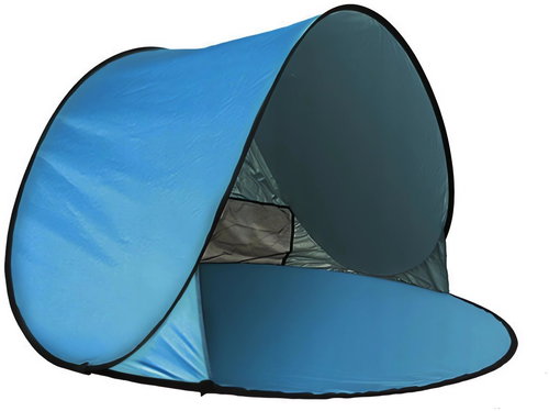 Verk 14522 Self-folding 150 × 150 × 90 cm blue - Beach Tent - Main image