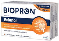 Biopron Balance, probiotika a prebiotika, každodenní péče o střevní mikrobiotu, 60+20 tobolek - Probiotika