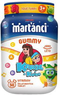Marťánci Gummy Karol&Kvído summer 50 ks - Multivitamín
