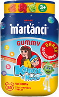 Martians Gummy Karol and Quido, 50 pcs with stickers - Multivitamin