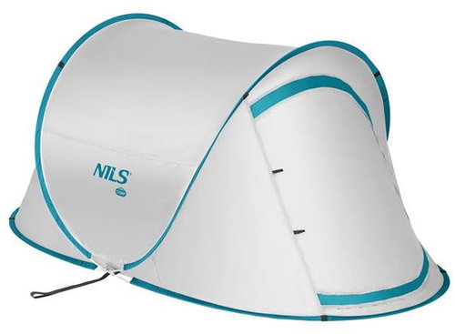 NILS Camp NC3743 Self folding beach tent grey - Beach Tent - Main image