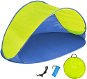 Tectake plážový stan samorozkládací mušle modro/žlutý - Tent