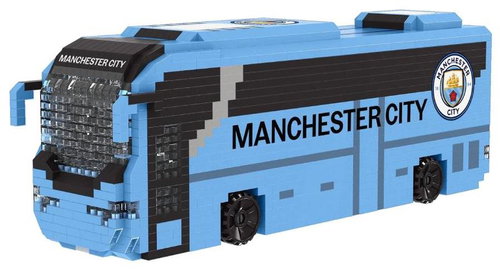 BRXLZ Kit MANCHESTER CITY Team Bus - Building Set - Main image