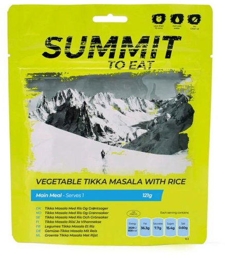 Summit To Eat Tikka Masala with rice and vegetables - MRE - Main image