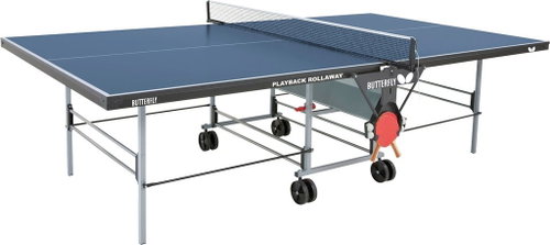 Butterfly Playback Rollaway Blue - Table Tennis Table - Main image