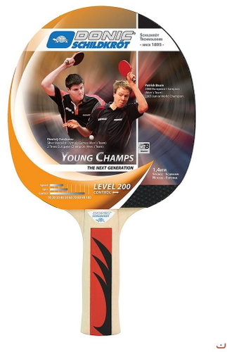 Donic Young Champs 200, Concave (FL) - Table Tennis Paddle - Main image