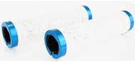 XG1.2 white/blue handlebar grips - Bicycle Grips