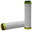 White/green handlebar grips