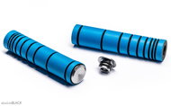 Silicone grips AbsoluteBlack - blue - Bicycle Grips