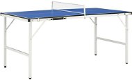 vidaXL Stůl na stolní tenis se síťkou 152 × 76 × 66 cm modrý - Stůl na stolní tenis