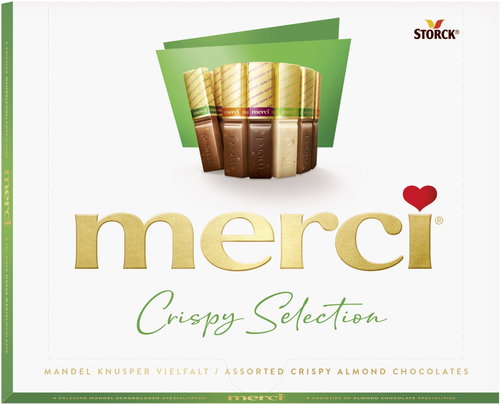 Storck merci Crispy Selection 250 g - Čokoládové bonbony - Main image