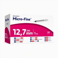 Embecta Micro-Fine U-100 inzulinová stříkačka 12,7 mm 29G 1 ml - Stříkačky
